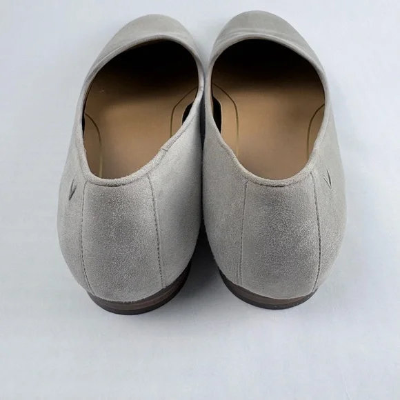 Vionic Women's Light Gray Suede Loafers - Picture 5 of 6